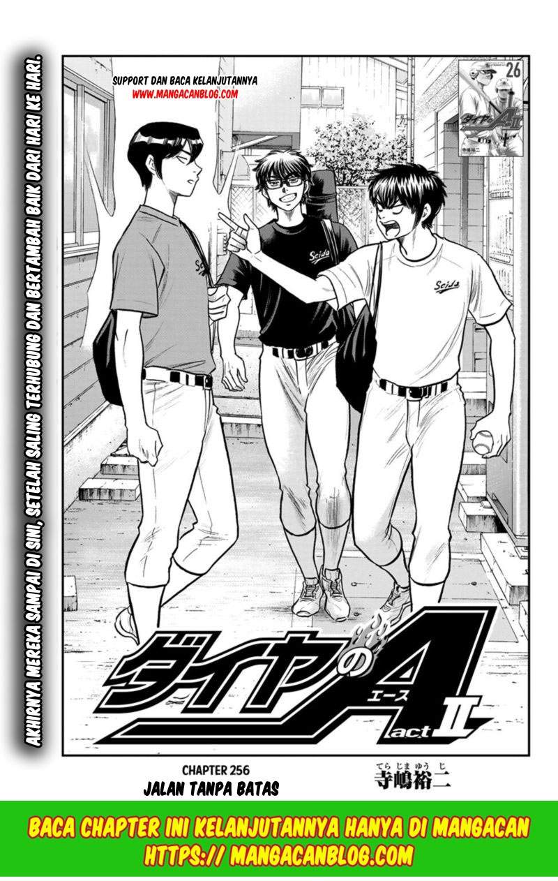 Diamond no Ace Act 2 Chapter 256 - halaman 1