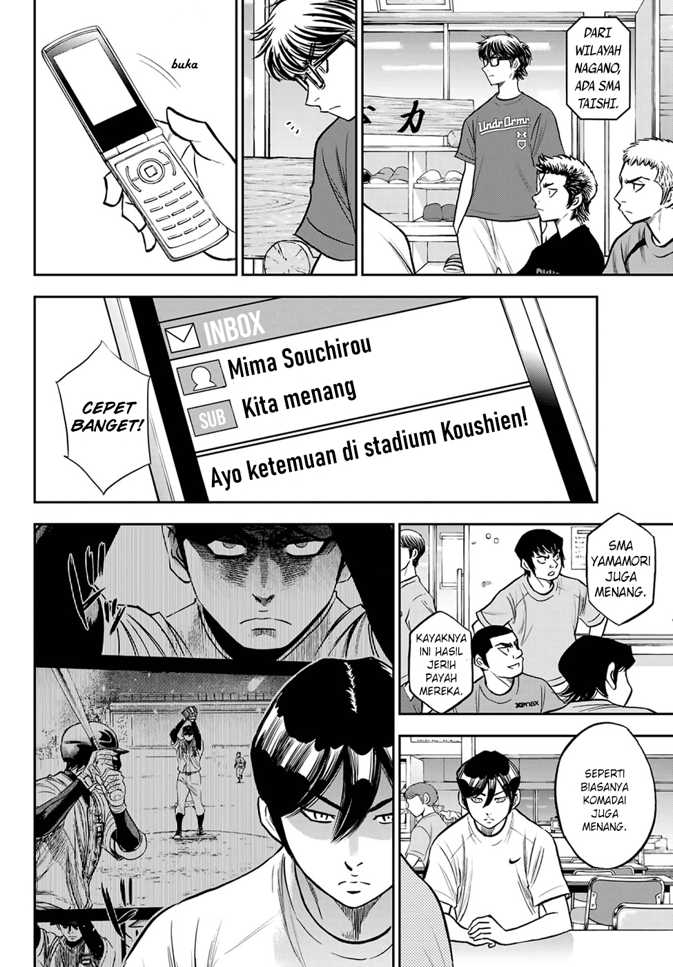 Diamond no Ace Act 2 Chapter 262 - halaman 10