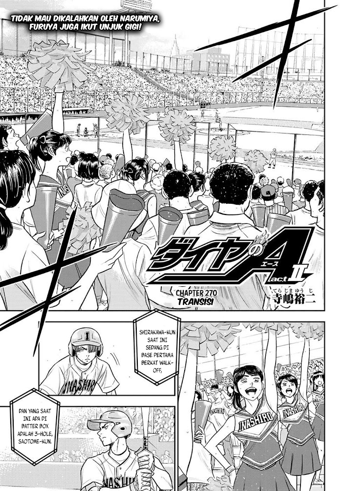 Diamond no Ace Act 2 Chapter 270 - halaman 4