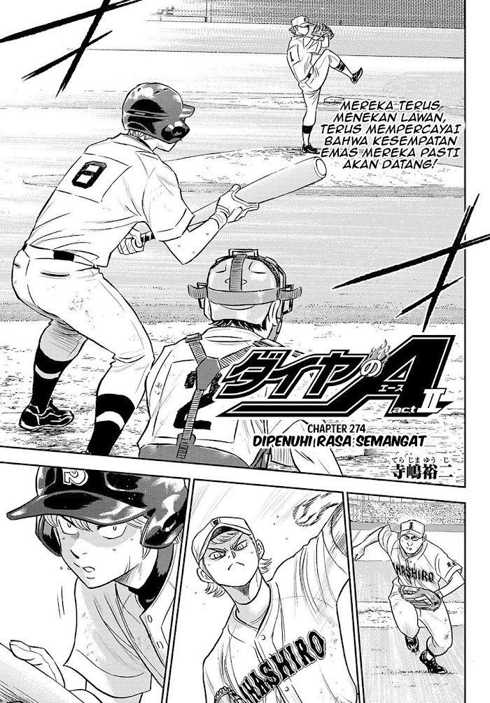 Diamond no Ace Act 2 Chapter 274 - halaman 6