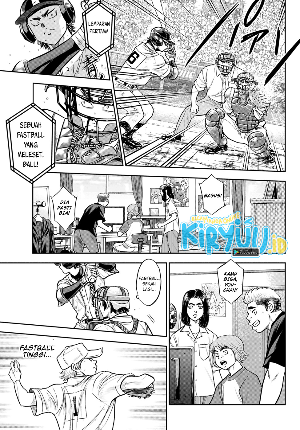 Diamond no Ace Act 2 Chapter 278 - halaman 18