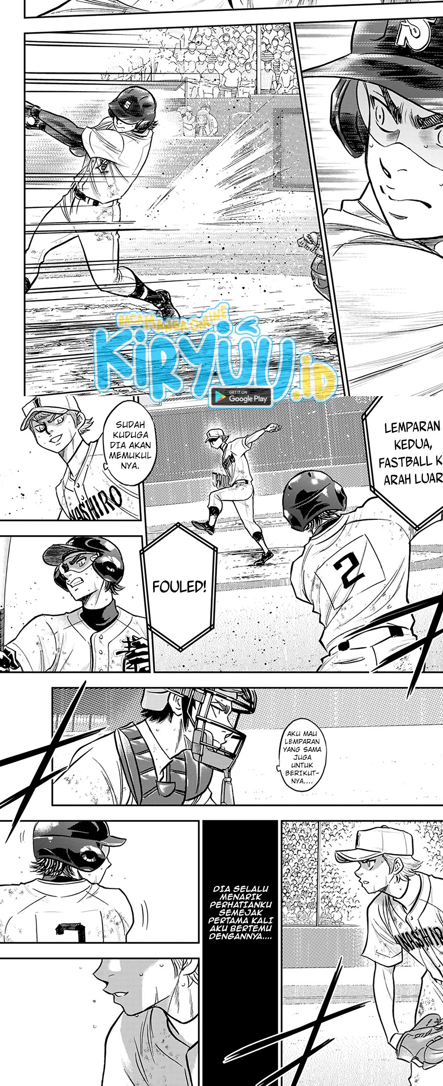 Diamond no Ace Act 2 Chapter 281 - halaman 14