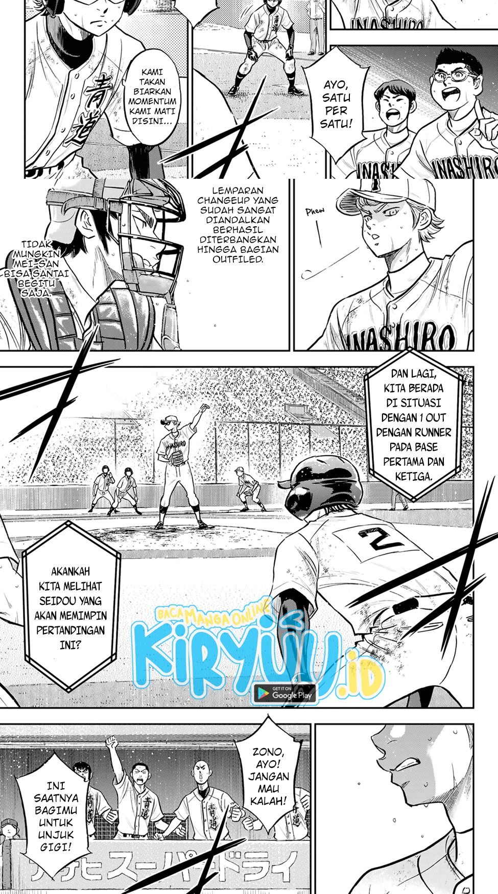 Diamond no Ace Act 2 Chapter 282 - halaman 13