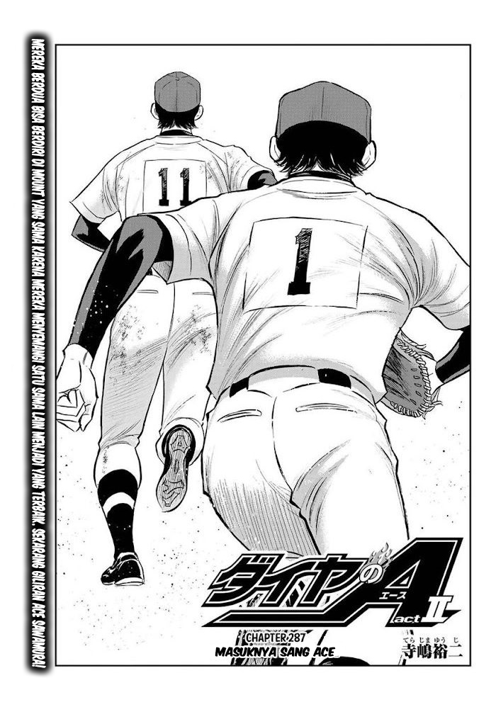 Diamond no Ace Act 2 Chapter 287 - halaman 2