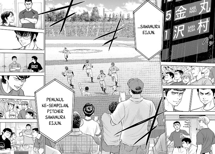 Diamond no Ace Act 2 Chapter 287 - halaman 9