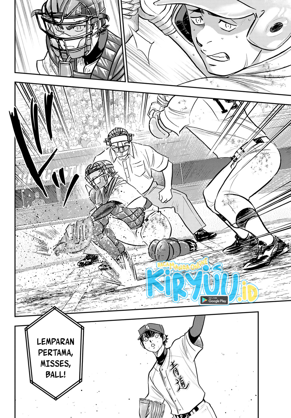 Diamond no Ace Act 2 Chapter 288 - halaman 10