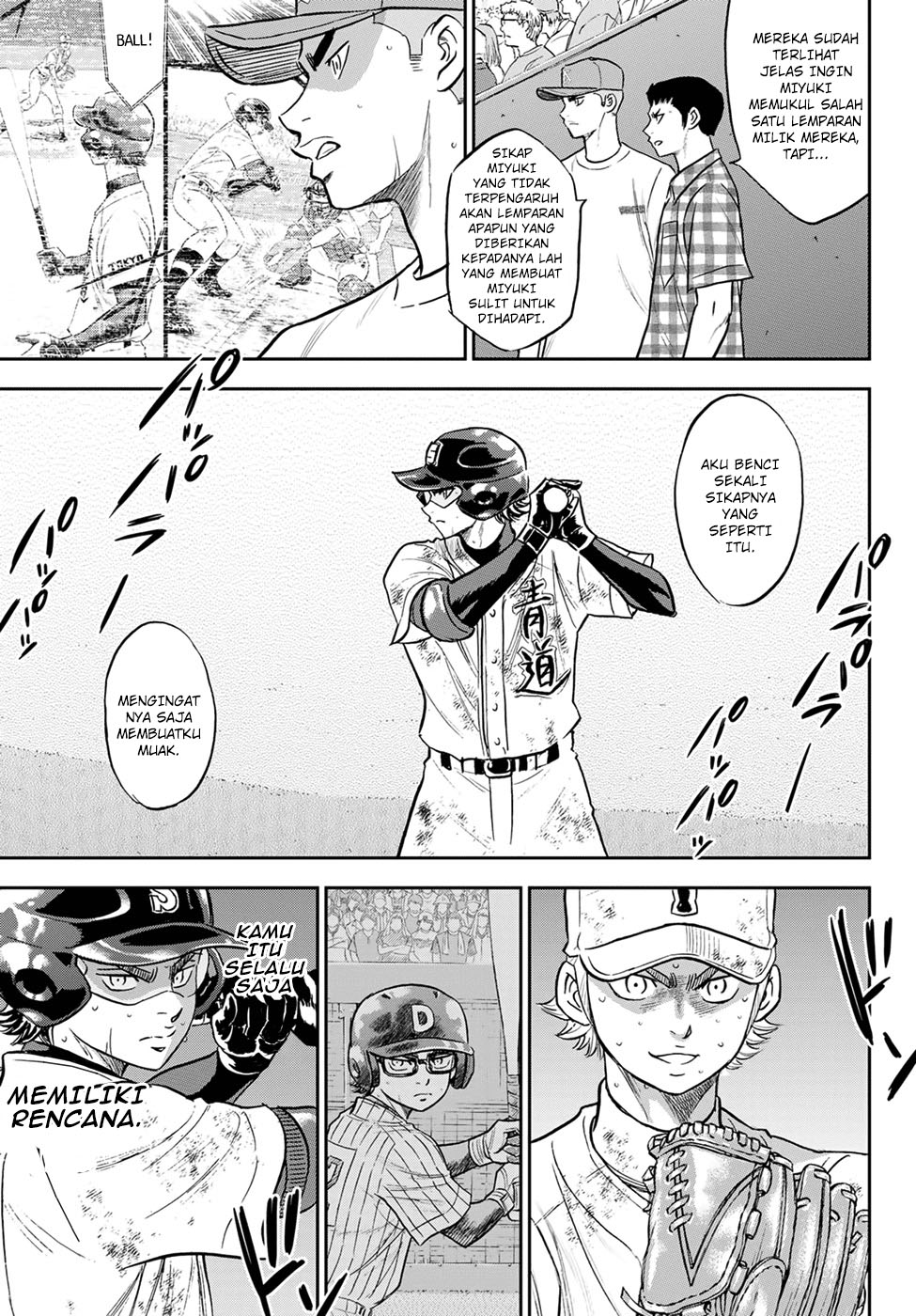 Diamond no Ace Act 2 Chapter 291 - halaman 17