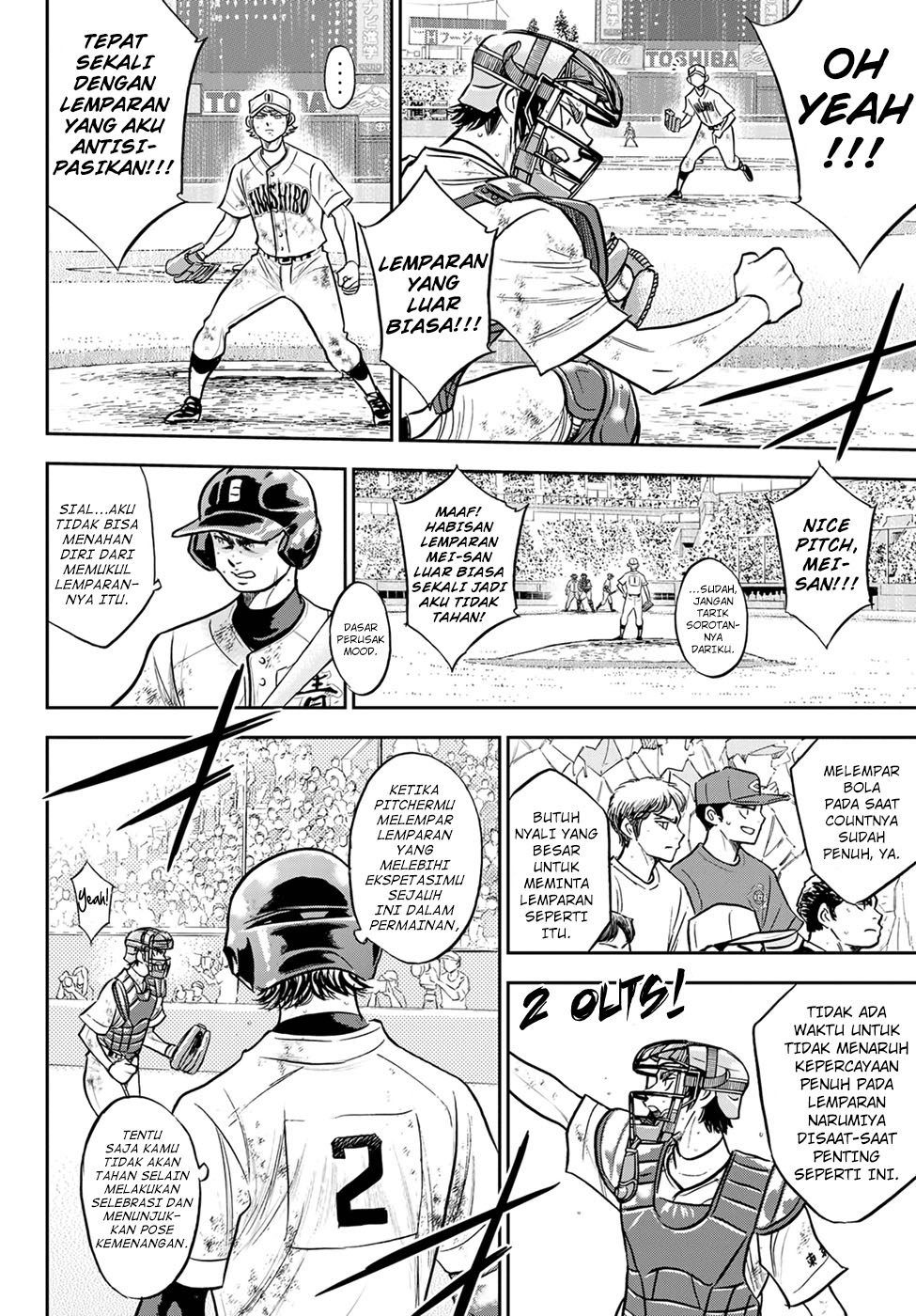 Diamond no Ace Act 2 Chapter 291 - halaman 8