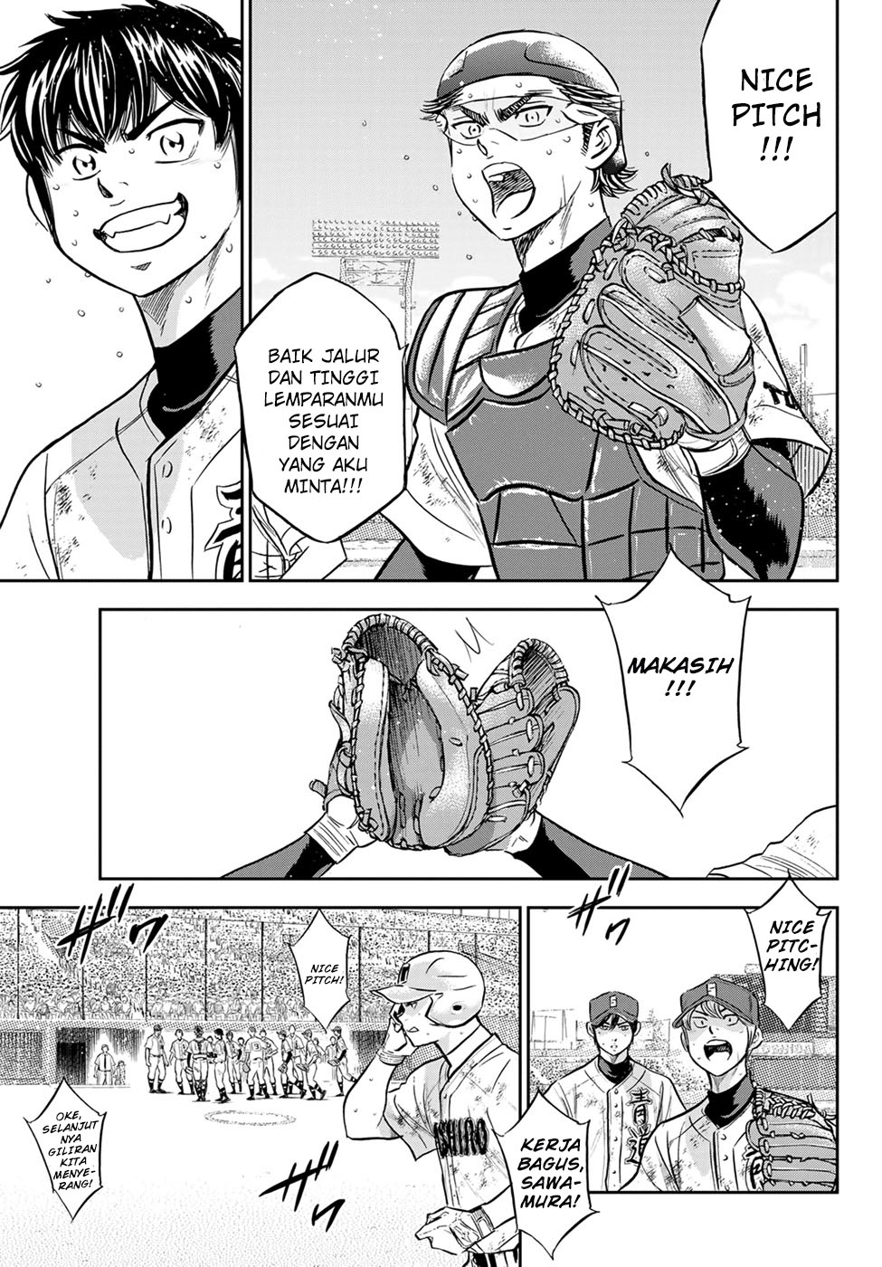 Diamond no Ace Act 2 Chapter 296 - halaman 6