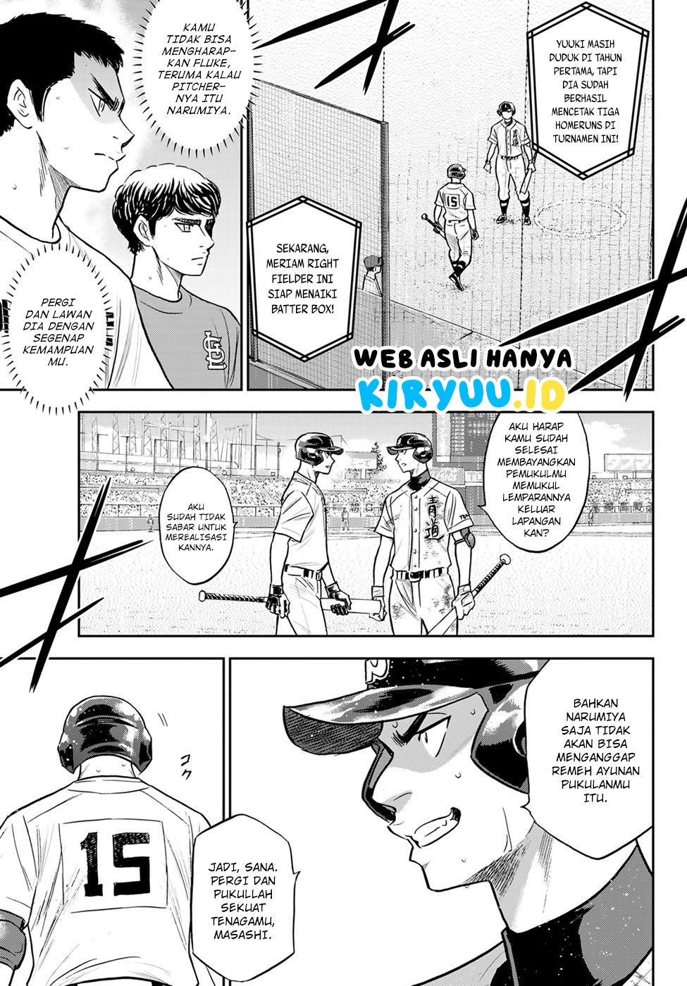Diamond no Ace Act 2 Chapter 298 - halaman 15