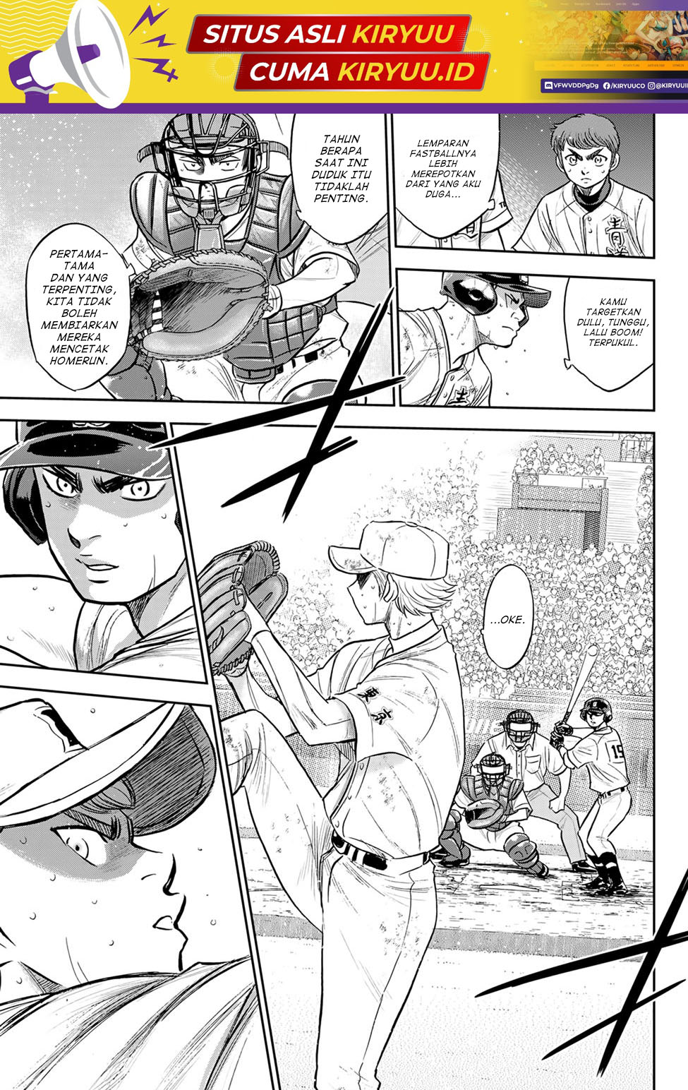 Diamond no Ace Act 2 Chapter 298 - halaman 19