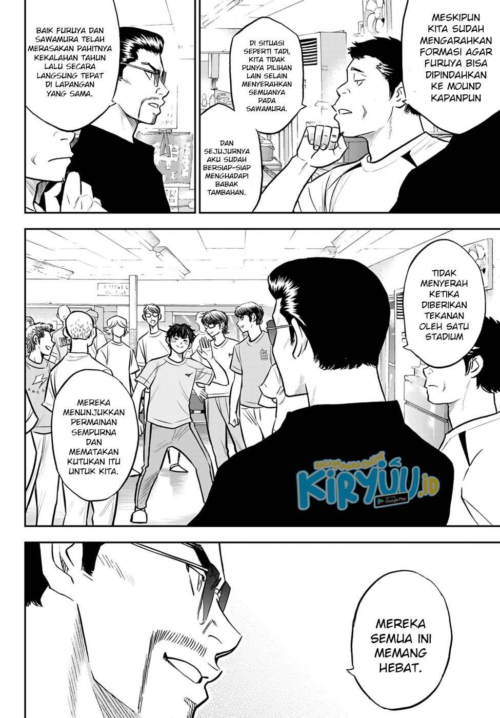 Diamond no Ace Act 2 Chapter 307 - halaman 10