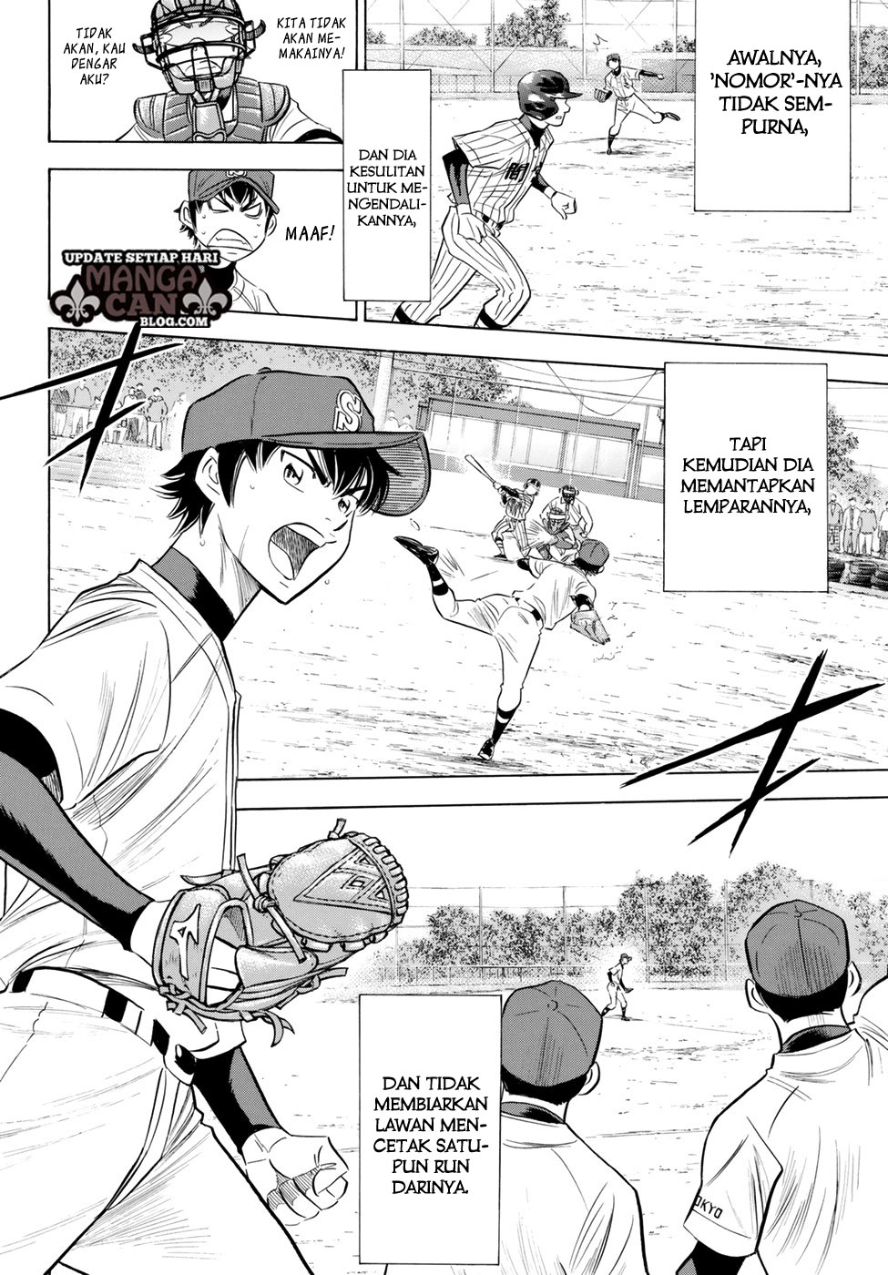 Diamond no Ace Act 2 Chapter 86 - halaman 10