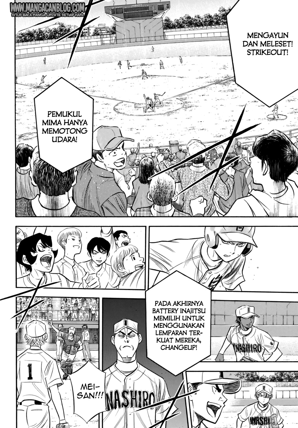 Diamond no Ace Act 2 Chapter 92 - halaman 8
