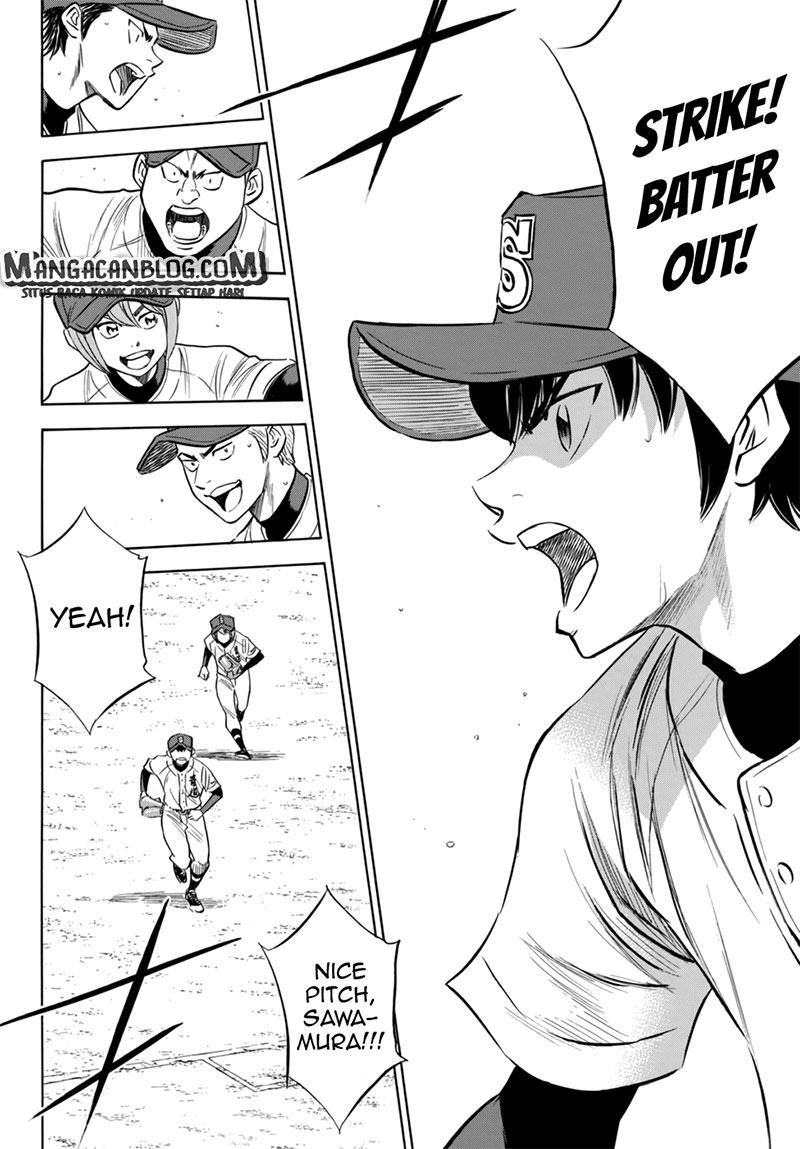 Diamond no Ace Act 2 Chapter 93 - halaman 9