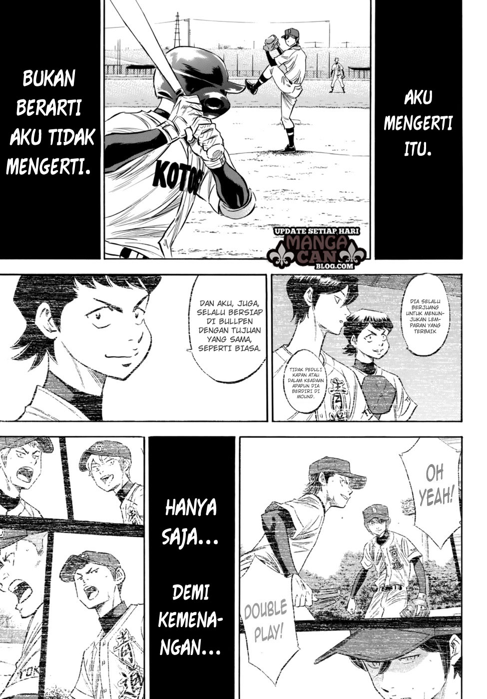 Diamond no Ace Act 2 Chapter 94 - halaman 15