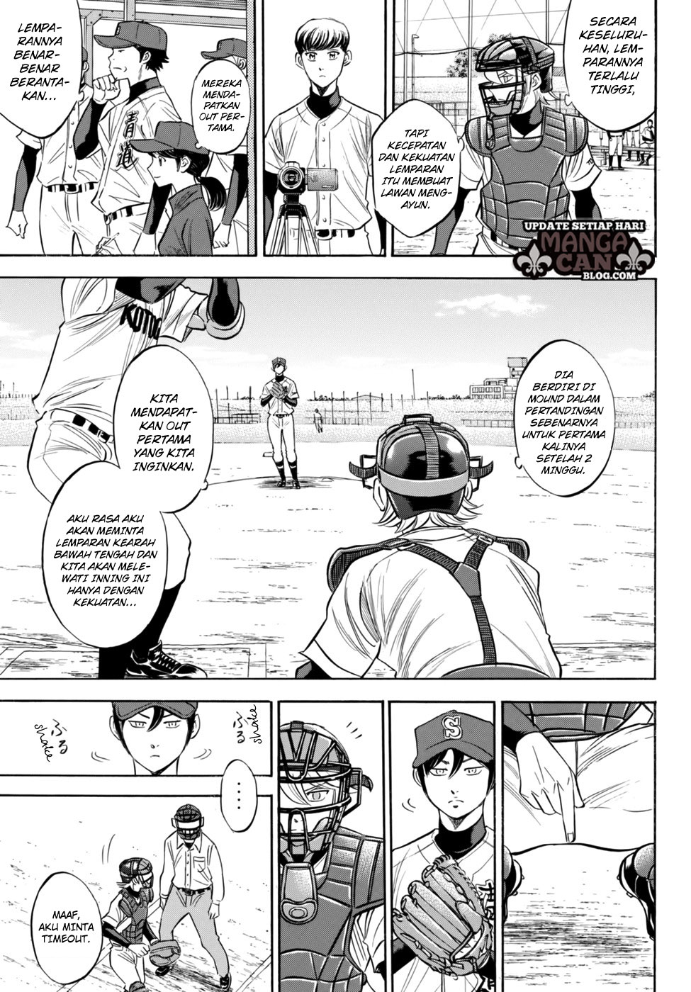 Diamond no Ace Act 2 Chapter 94 - halaman 9