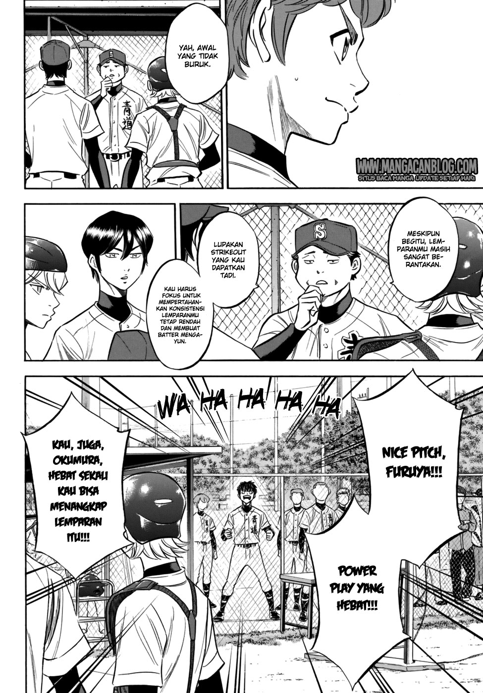 Diamond no Ace Act 2 Chapter 95 - halaman 12
