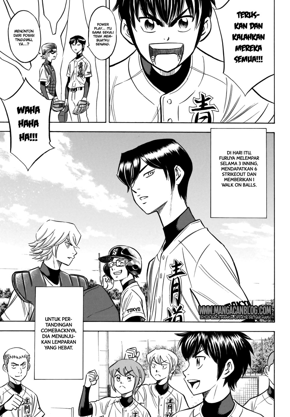 Diamond no Ace Act 2 Chapter 95 - halaman 13