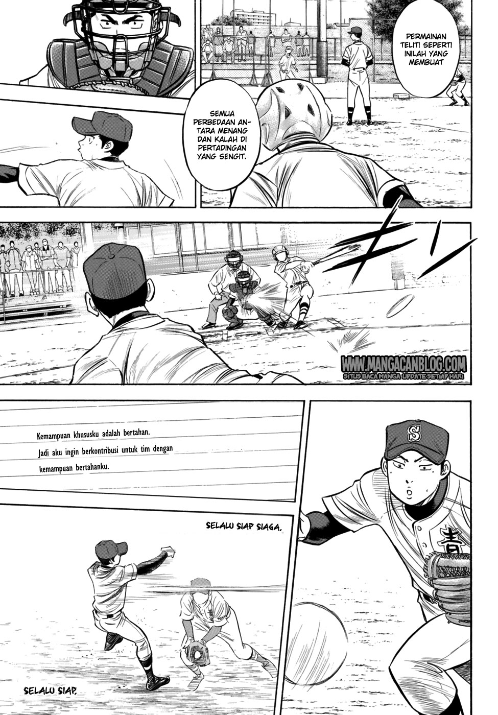 Diamond no Ace Act 2 Chapter 95 - halaman 17