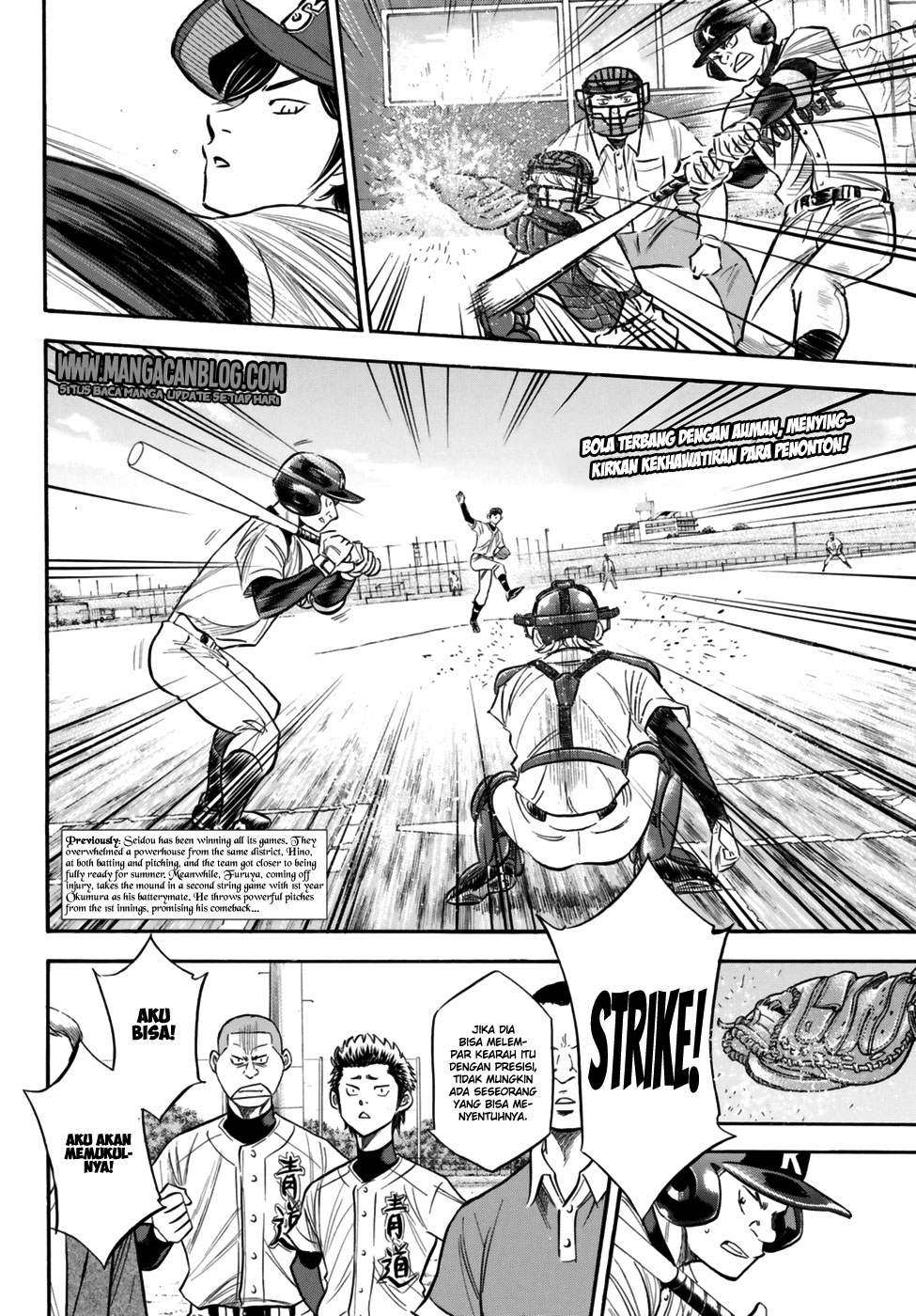 Diamond no Ace Act 2 Chapter 95 - halaman 2