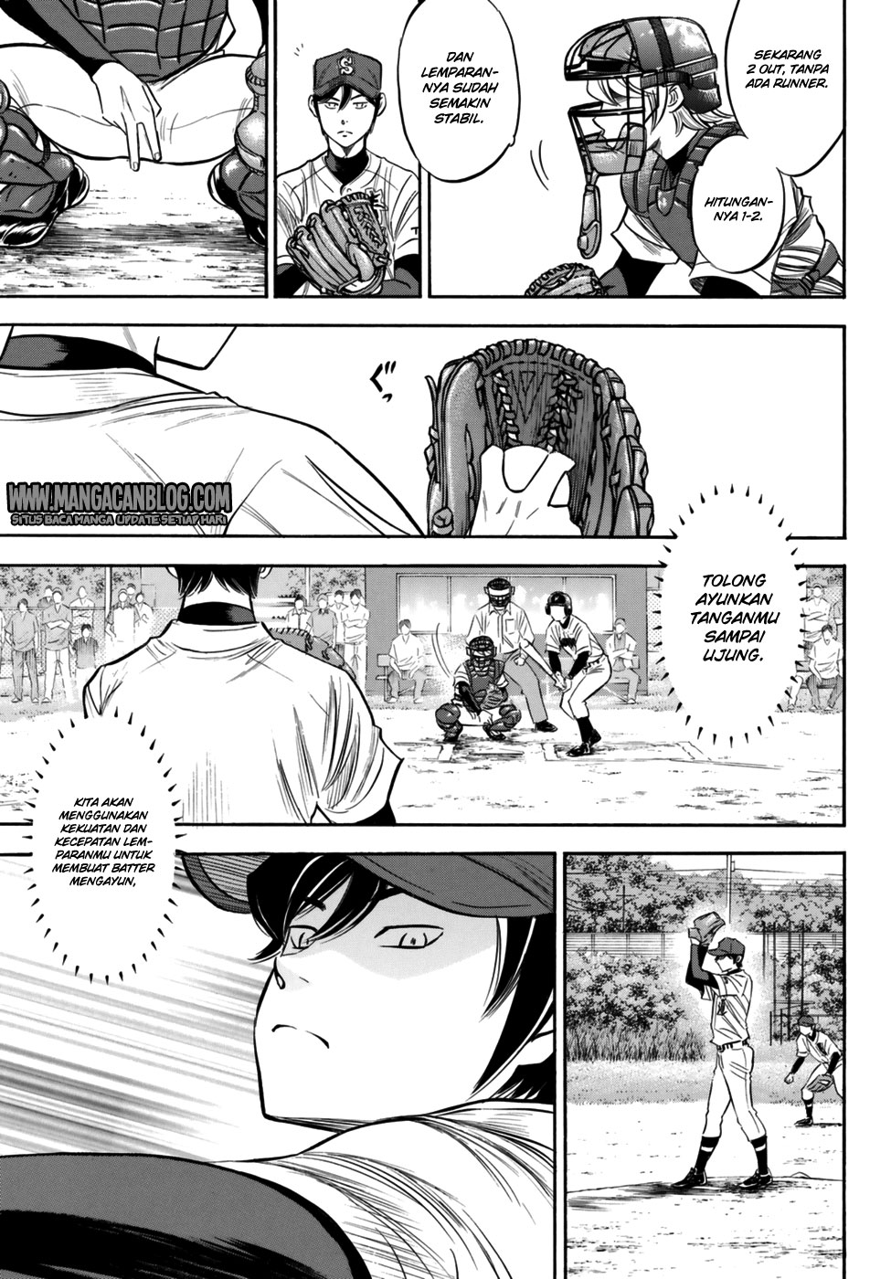 Diamond no Ace Act 2 Chapter 95 - halaman 3