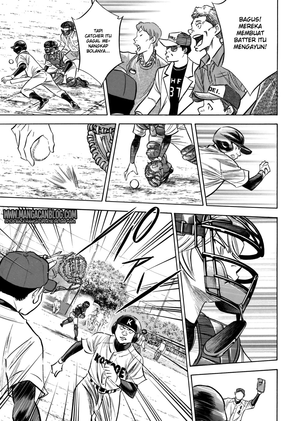 Diamond no Ace Act 2 Chapter 95 - halaman 9