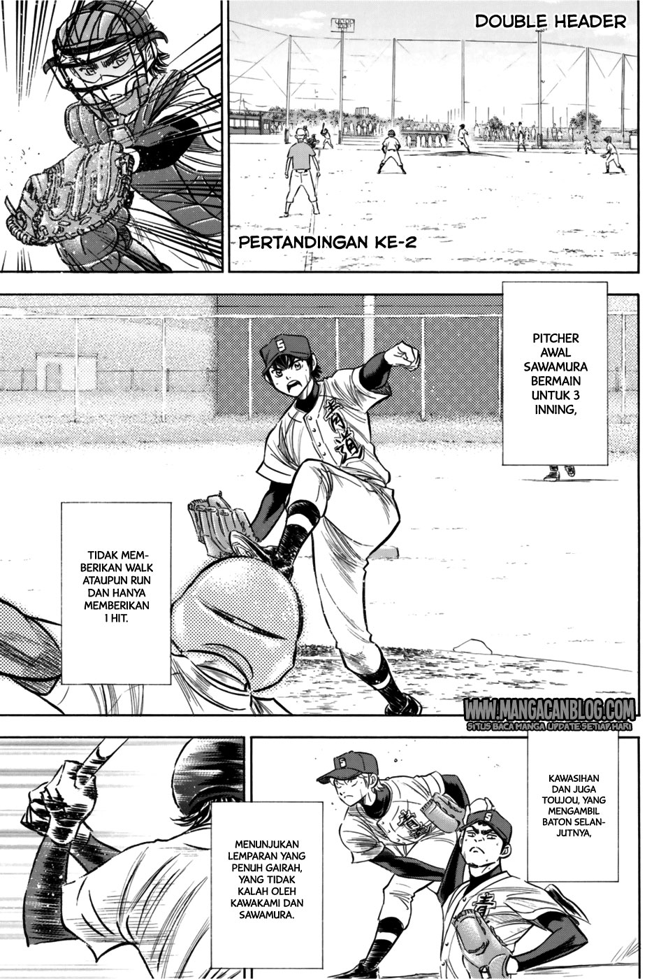 Diamond no Ace Act 2 Chapter 96 - halaman 17