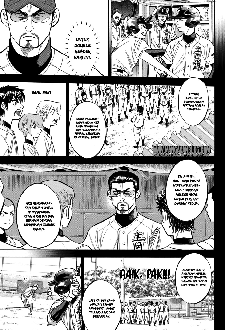 Diamond no Ace Act 2 Chapter 96 - halaman 7