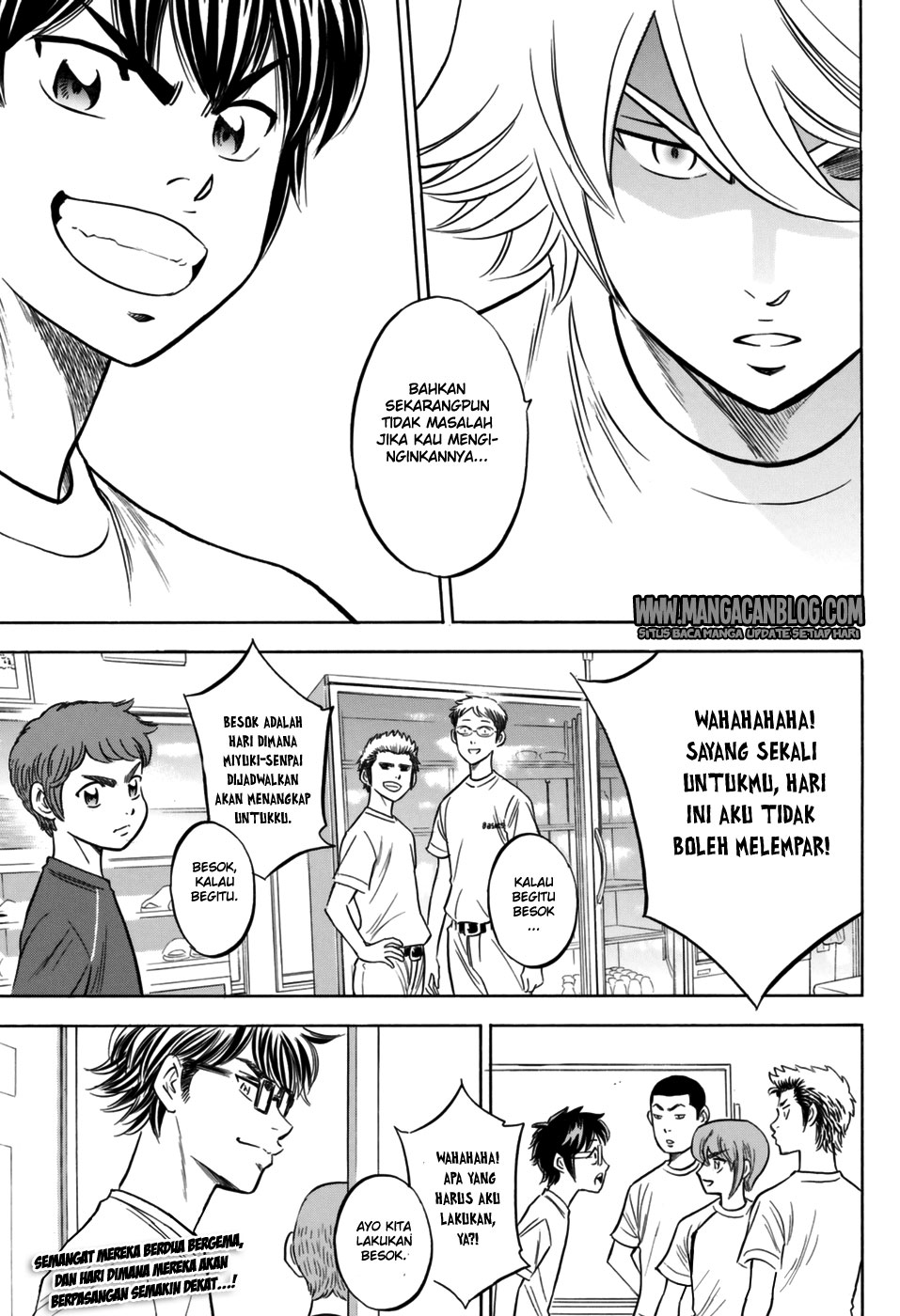 Diamond no Ace Act 2 Chapter 97 - halaman 19