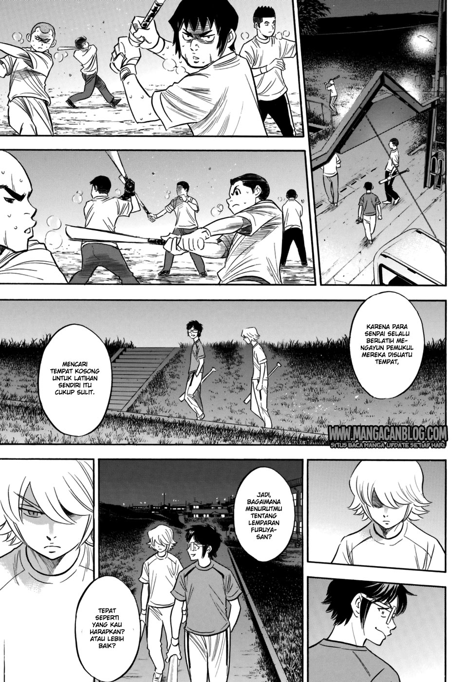 Diamond no Ace Act 2 Chapter 97 - halaman 9
