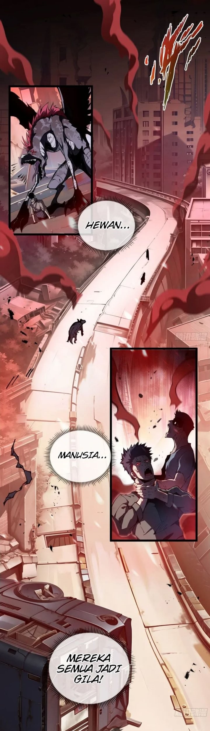 Disaster Comes: I Evolve Into the Crimson King Chapter 1 - halaman 45