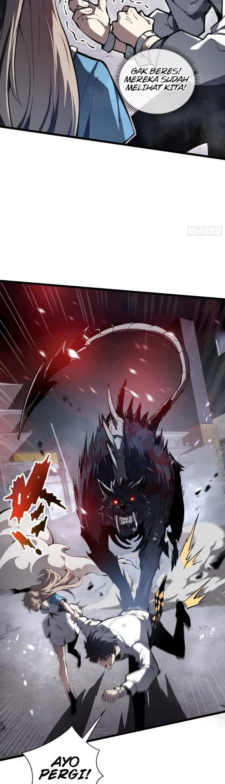 Disaster Comes: I Evolve Into the Crimson King Chapter 1 - halaman 61