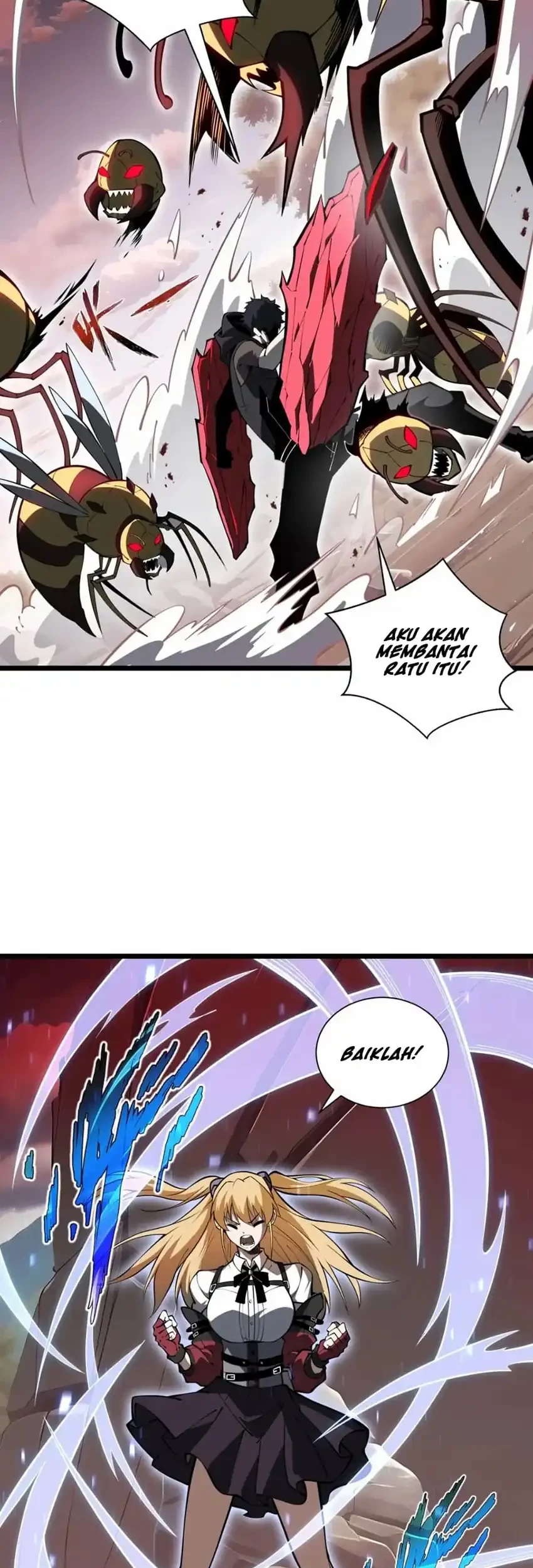 Disaster Comes: I Evolve Into the Crimson King Chapter 12 - halaman 42