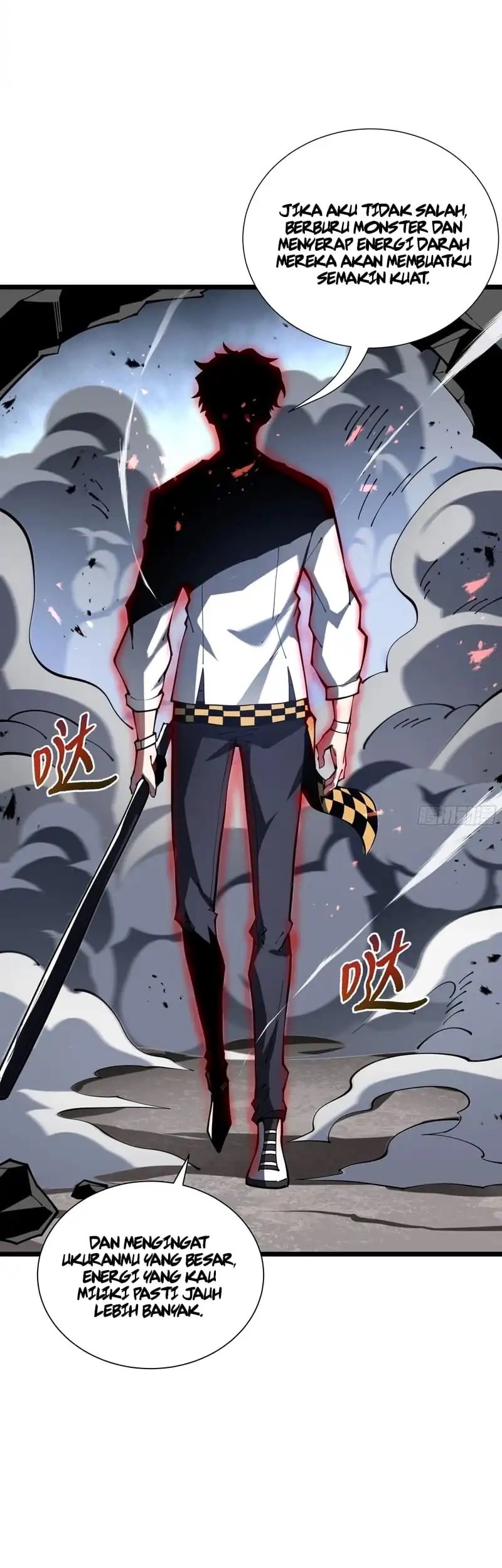 Disaster Comes: I Evolve Into the Crimson King Chapter 2 - halaman 43