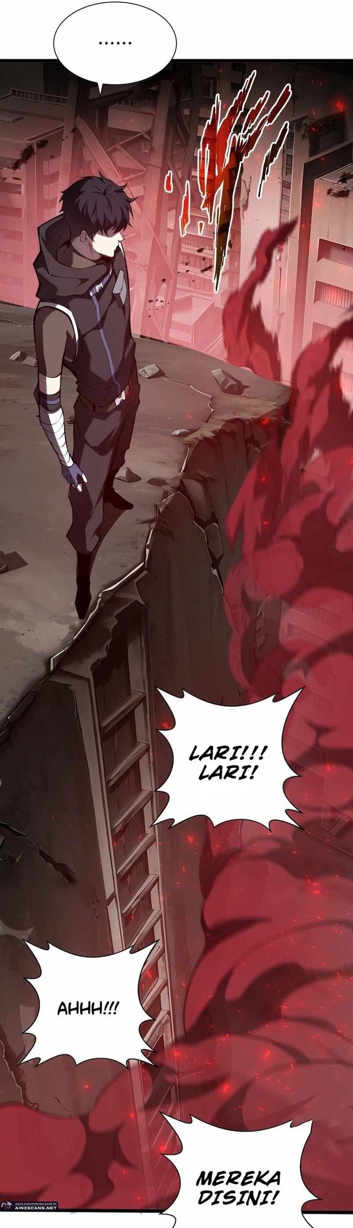 Disaster Comes: I Evolve Into the Crimson King Chapter 3 - halaman 36