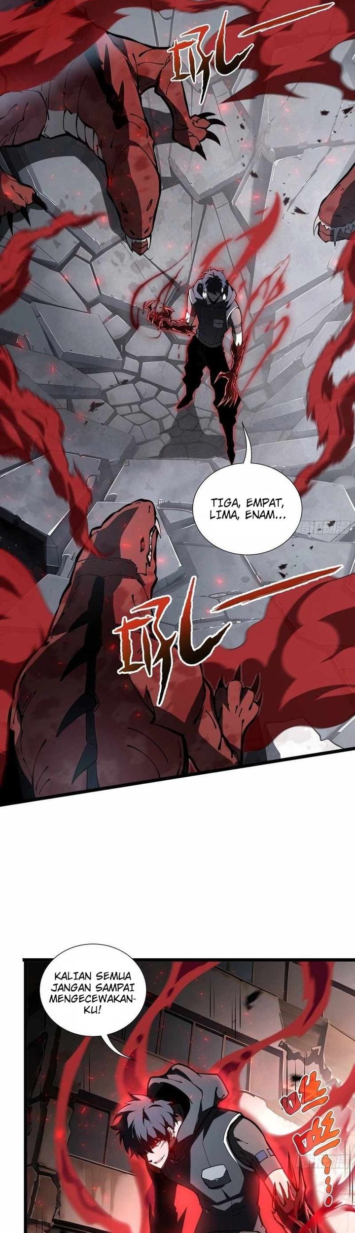 Disaster Comes: I Evolve Into the Crimson King Chapter 3 - halaman 49