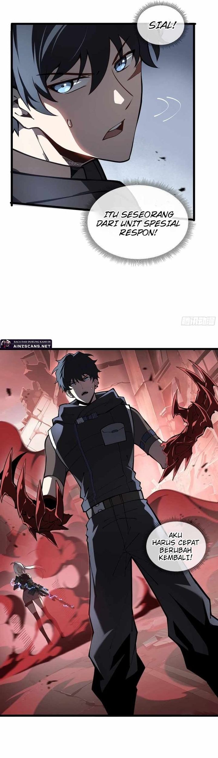 Disaster Comes: I Evolve Into the Crimson King Chapter 3 - halaman 54