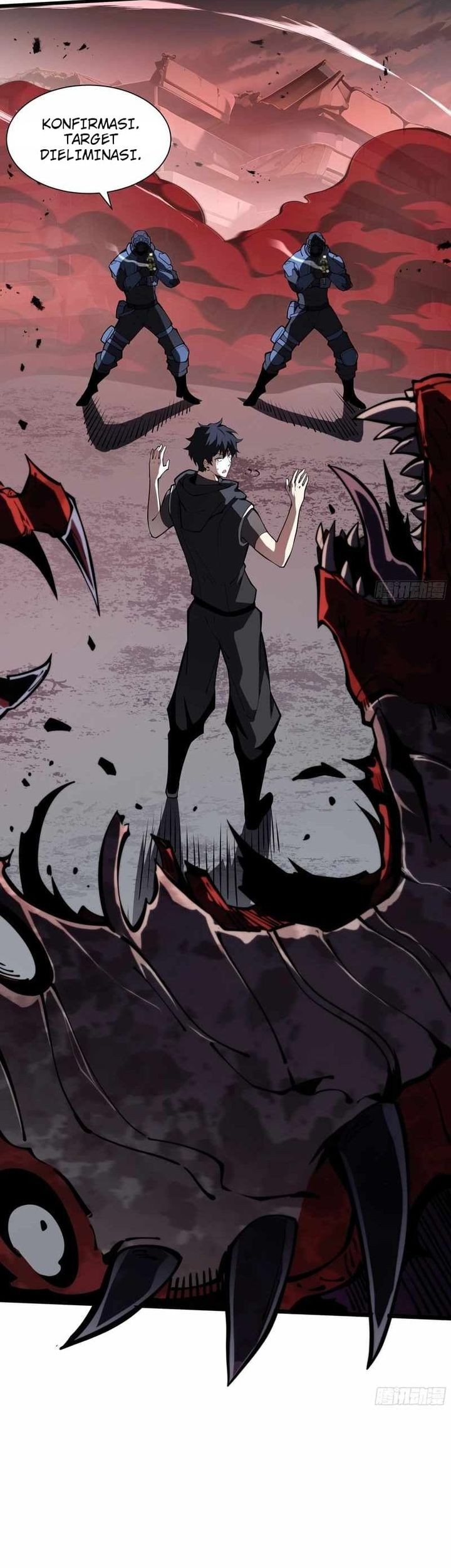 Disaster Comes: I Evolve Into the Crimson King Chapter 3 - halaman 60