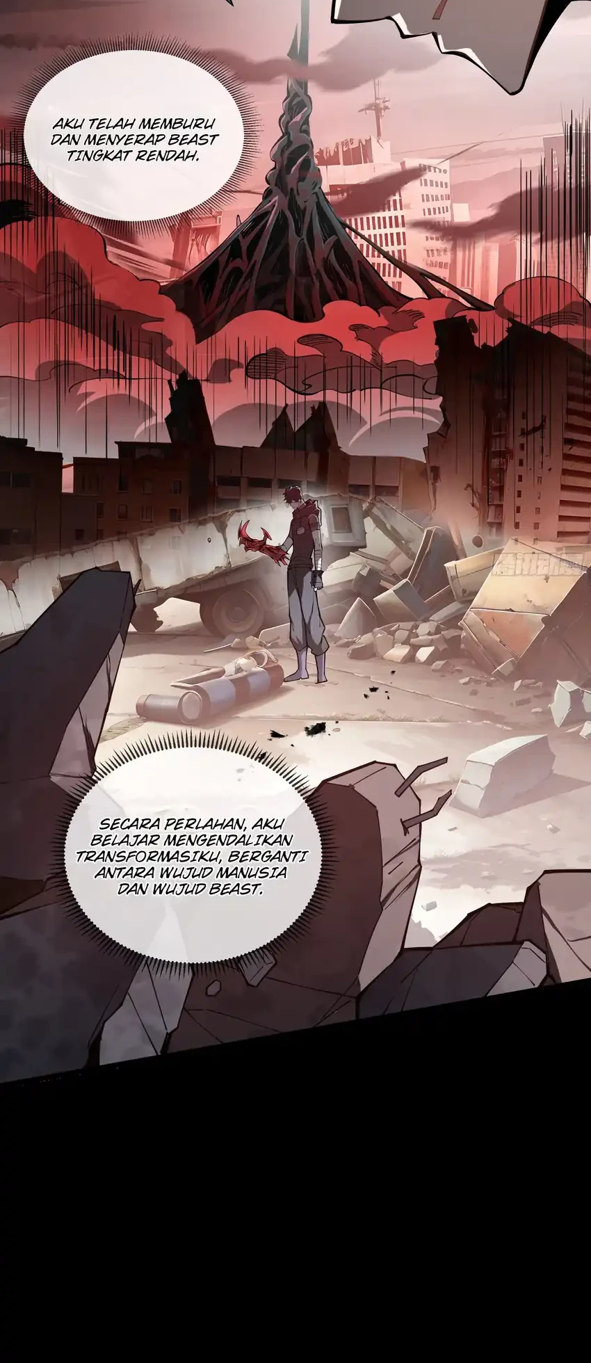 Disaster Comes: I Evolve Into the Crimson King Chapter 4 - halaman 16