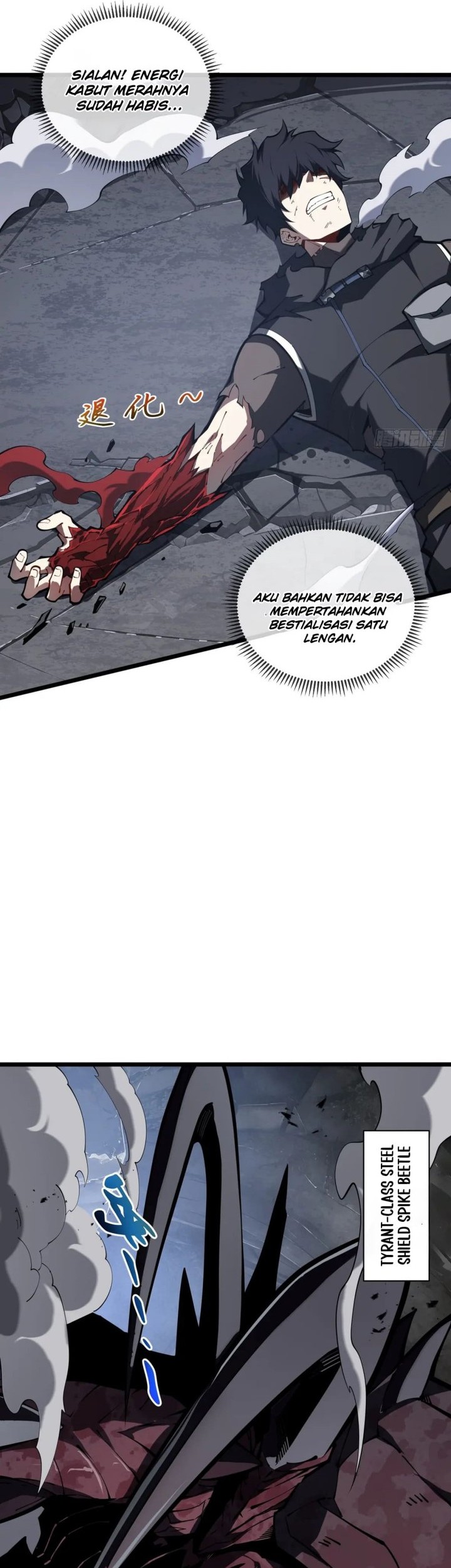 Disaster Comes: I Evolve Into the Crimson King Chapter 5 - halaman 41