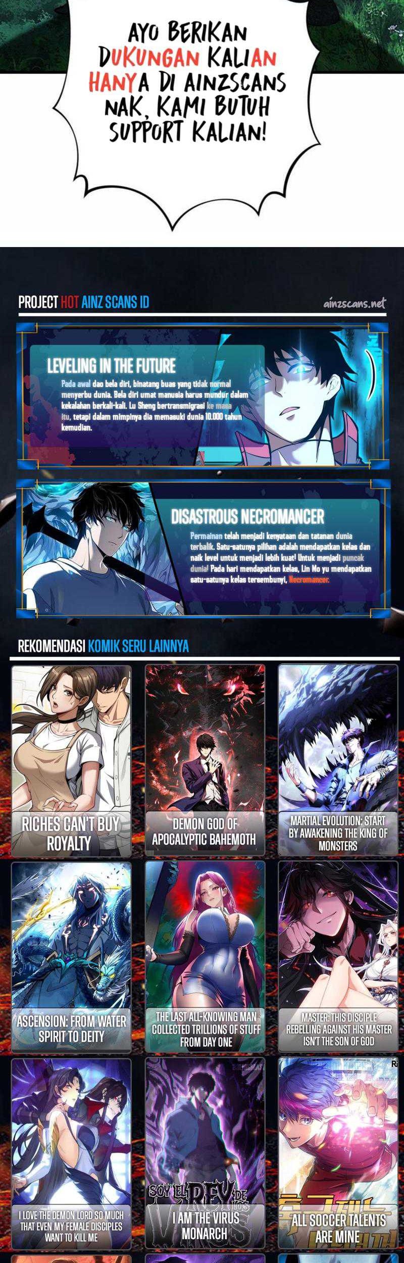Disastrous Necromancer Chapter 183 - halaman 34