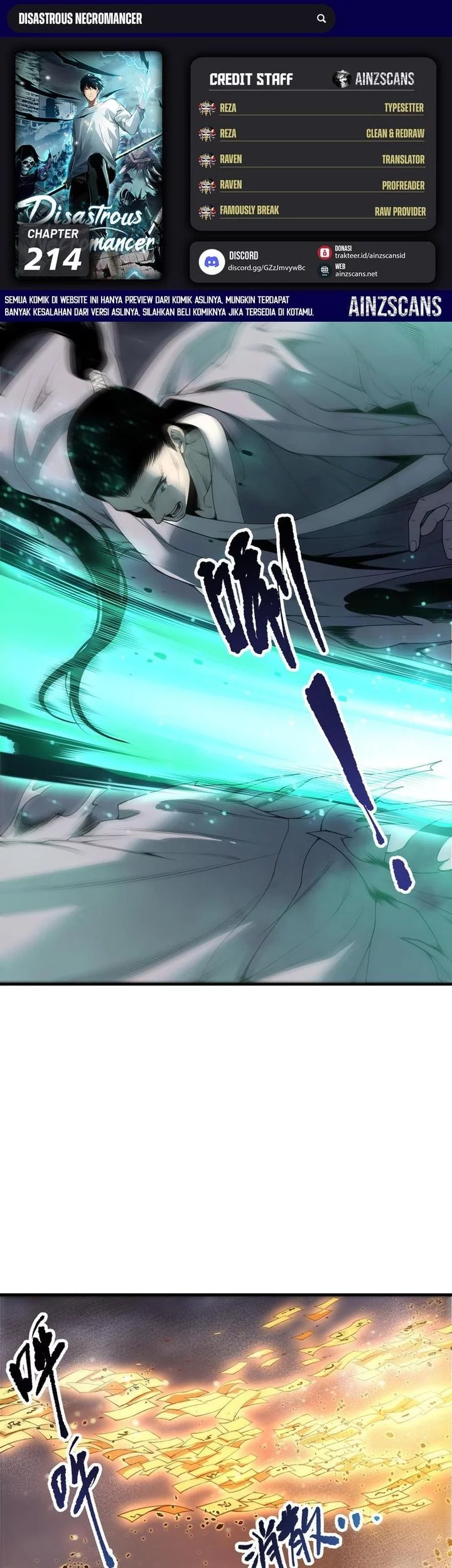 Disastrous Necromancer Chapter 214 - halaman 1