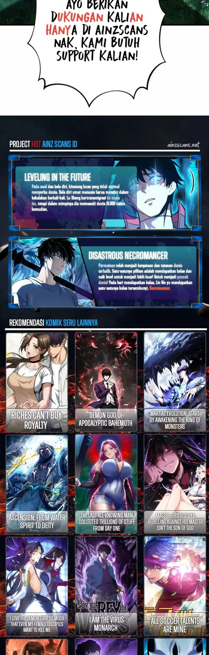 Disastrous Necromancer Chapter 230 - halaman 47