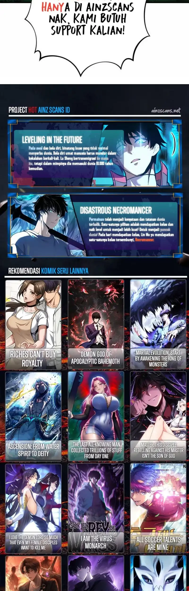 Disastrous Necromancer Chapter 249 - halaman 48