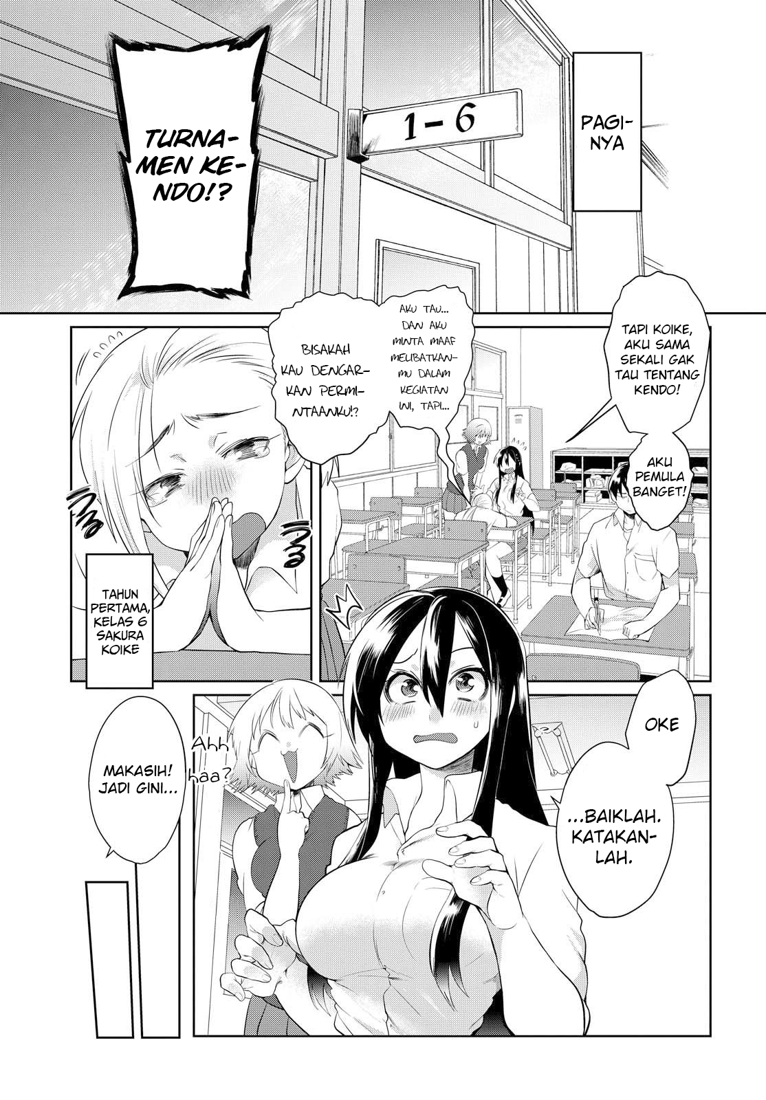 Do Chokkyuu Kareshi x Kanojo Chapter 6 - halaman 4