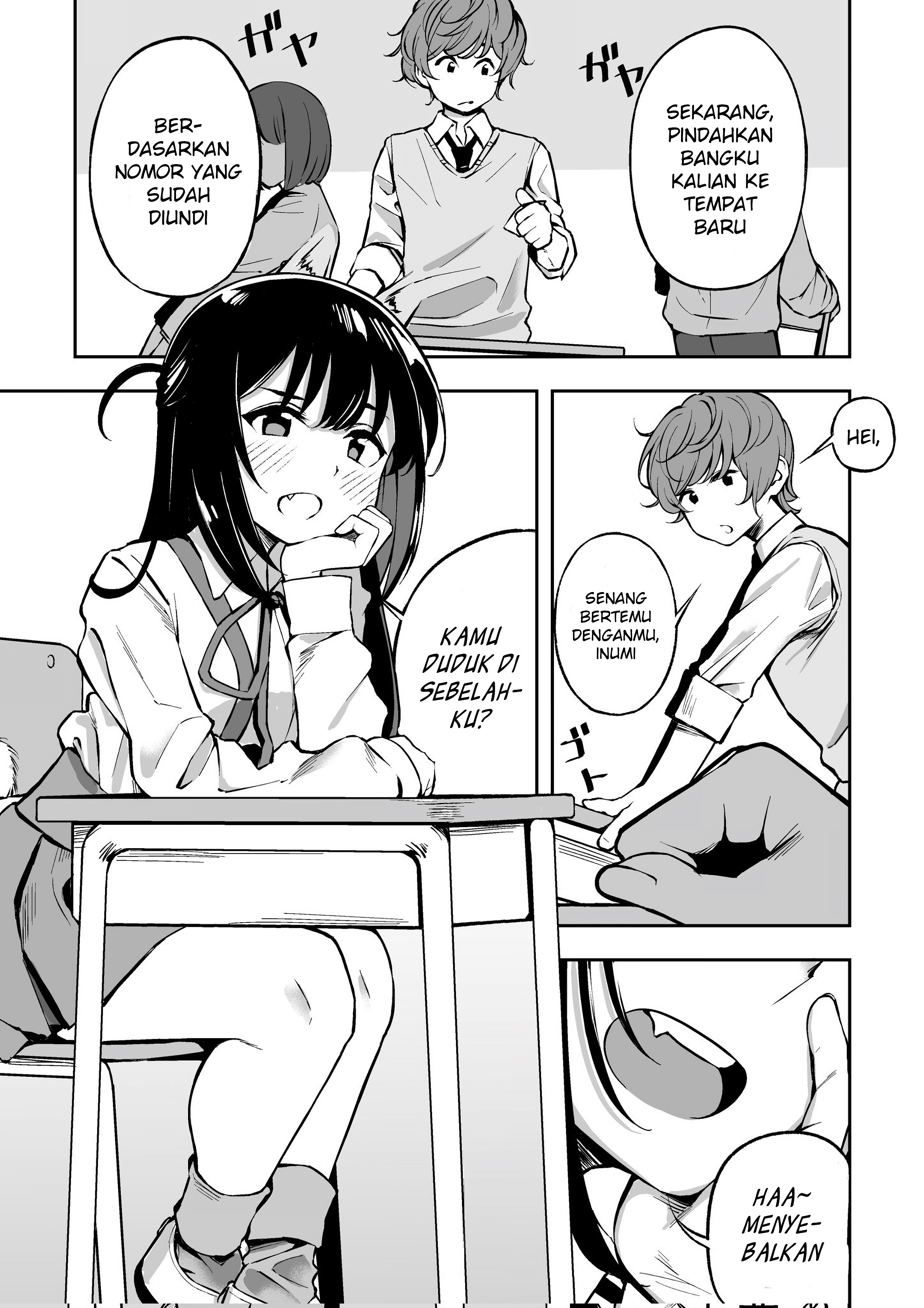 Dog-Eared Tsundere Classmate Story Chapter 1 - halaman 1