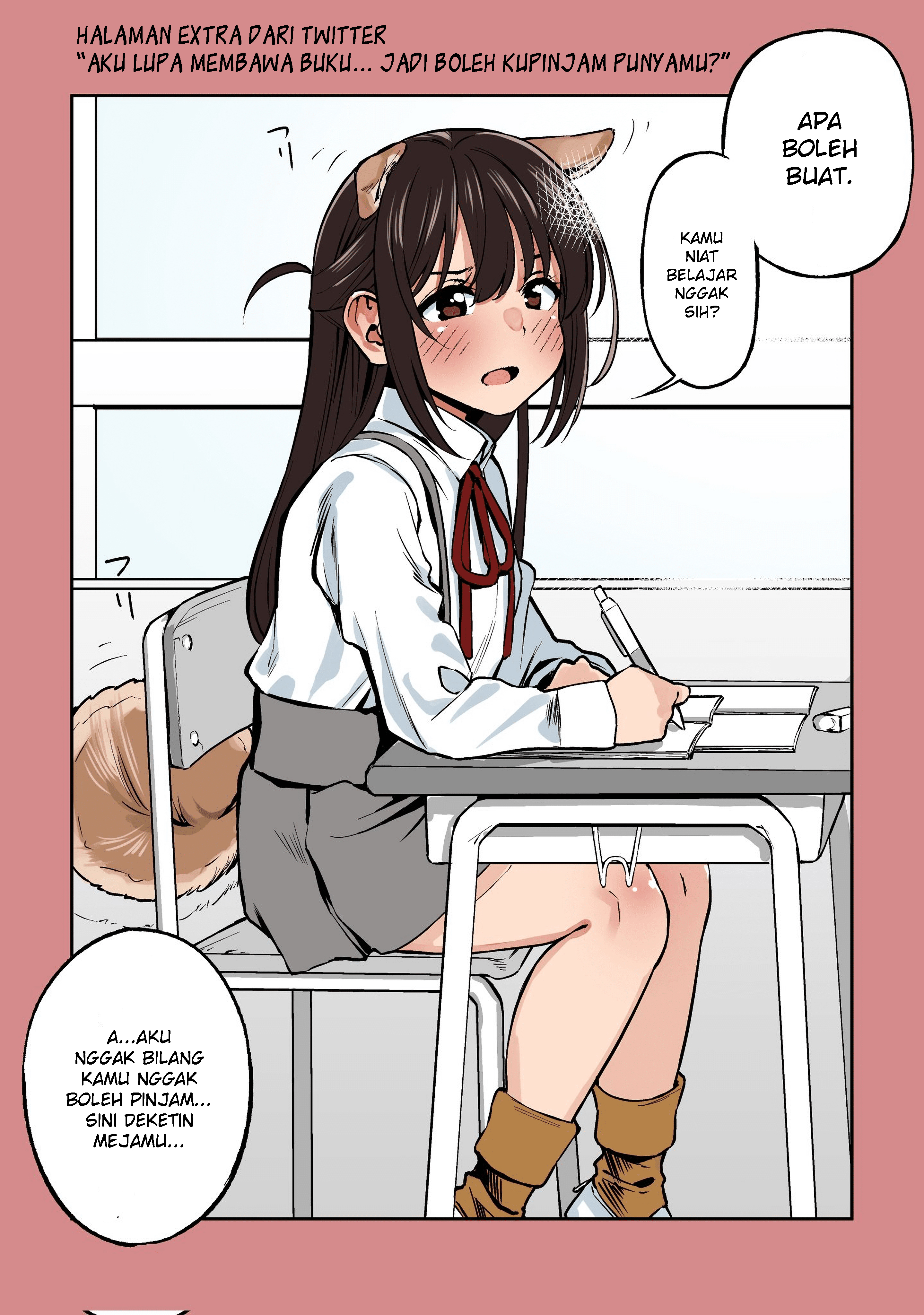 Dog-Eared Tsundere Classmate Story Chapter 1 - halaman 5