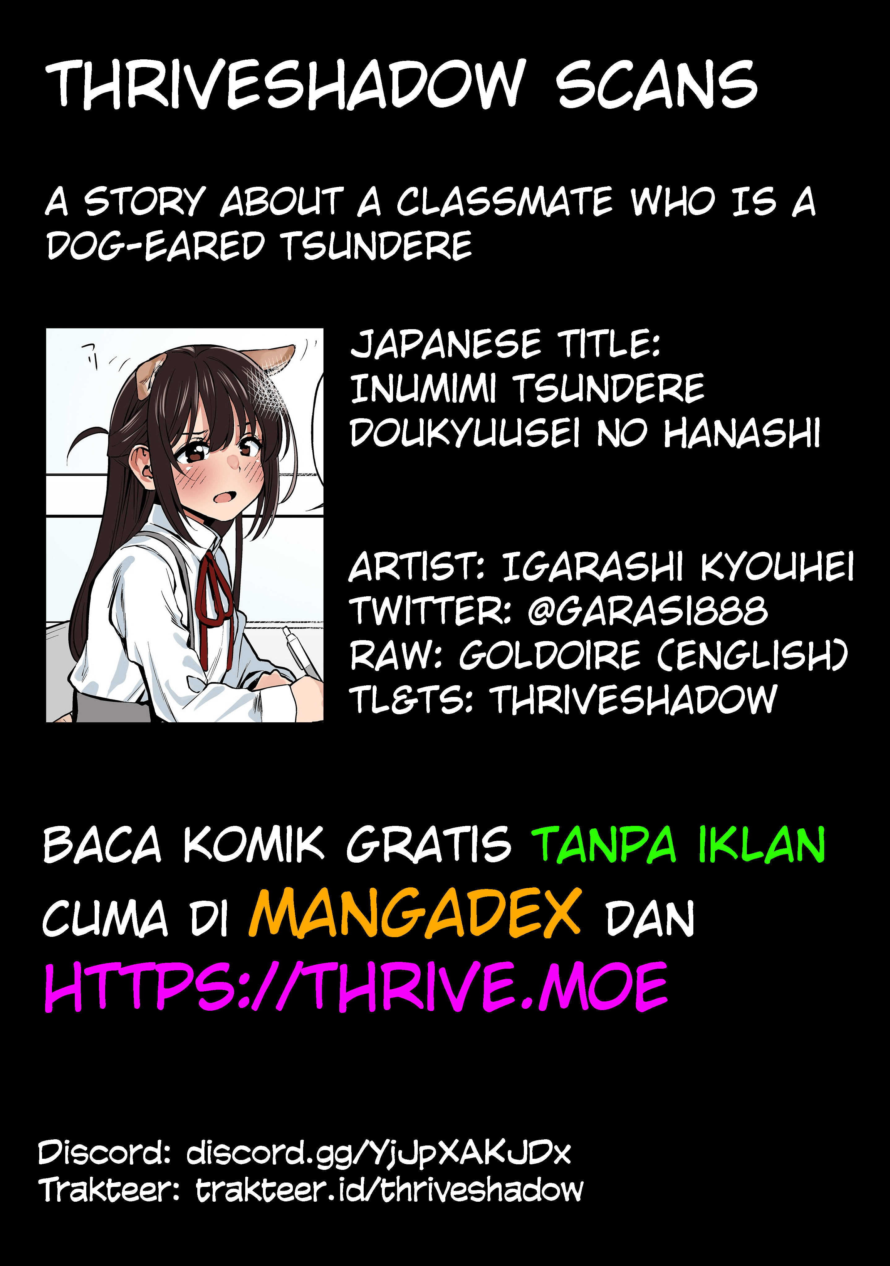 Dog-Eared Tsundere Classmate Story Chapter 1 - halaman 6