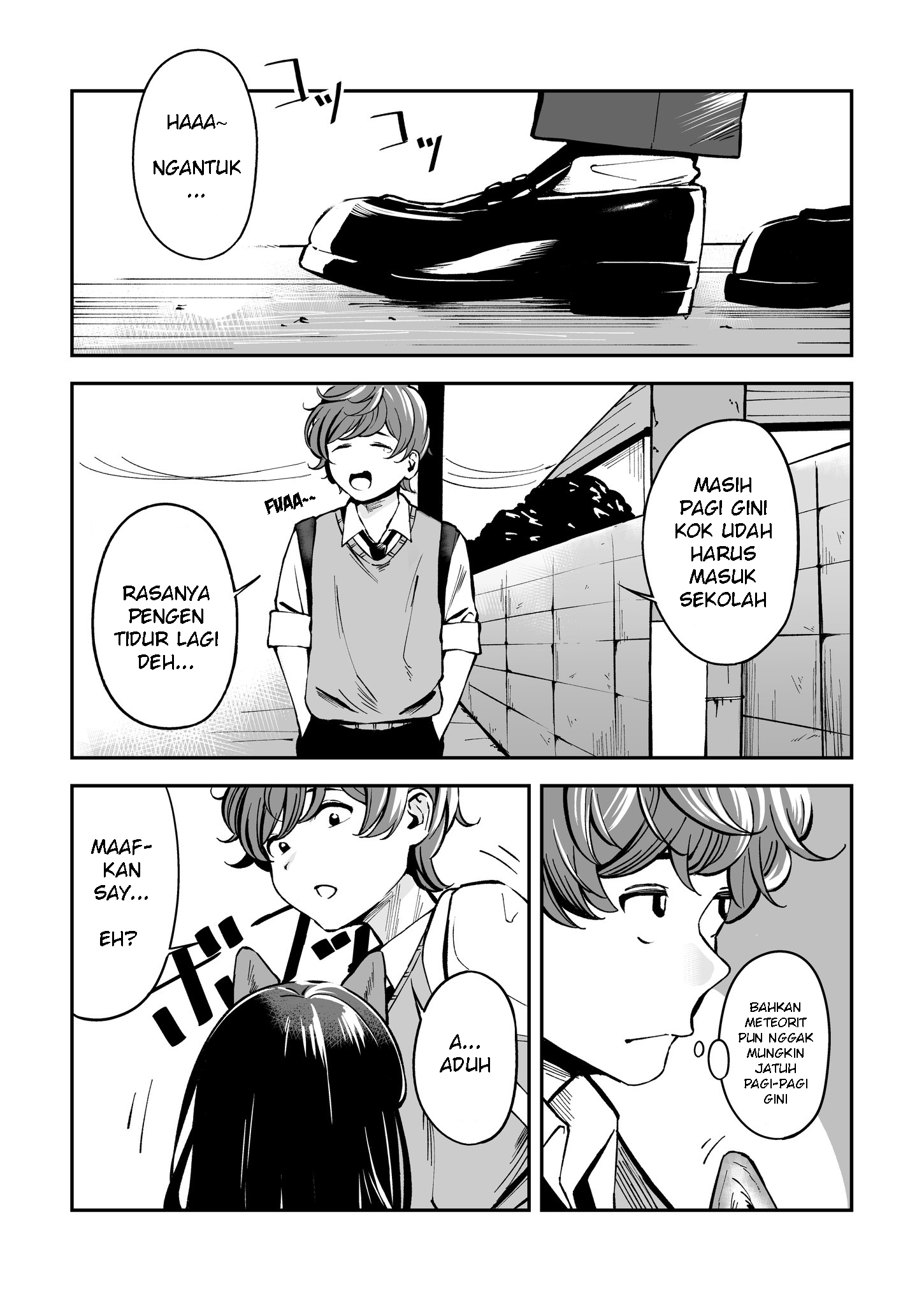 Dog-Eared Tsundere Classmate Story Chapter 2 - halaman 1